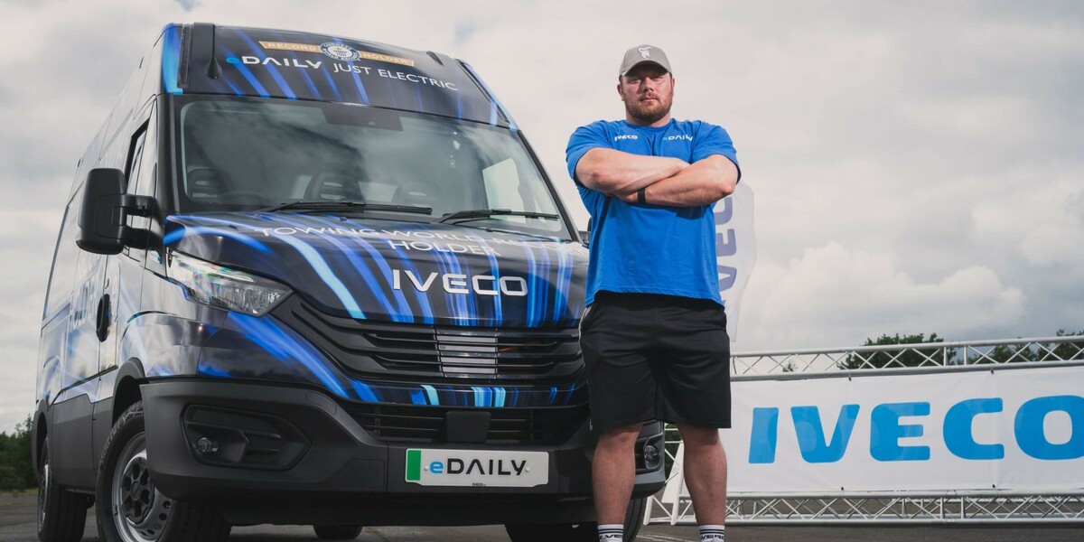 IVECO eDaily uthne vce ne 153 tun a zskv titul GUINNESS WORLD RECORDS