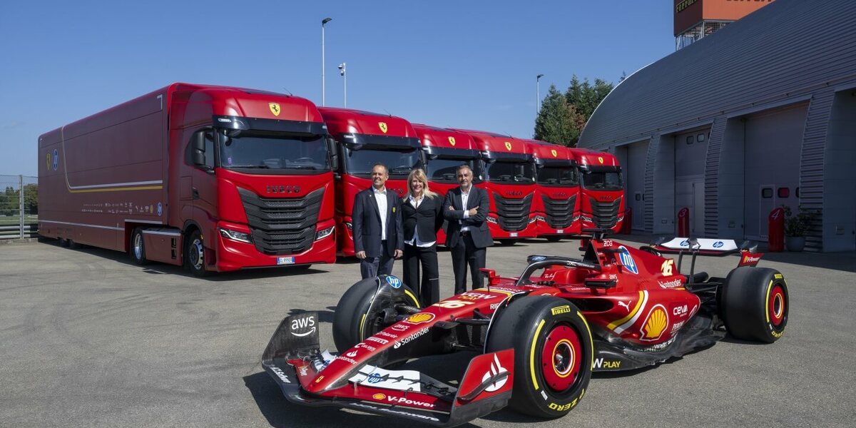 IVECO dodalo spolenosti Scuderia Ferrari HP flotilu 16 tkch a lehkch uitkovch vozidel